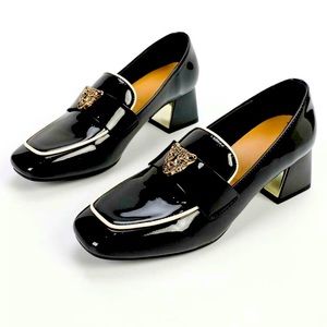 NEW PATENT LEATHER CONTRAST LOAFER